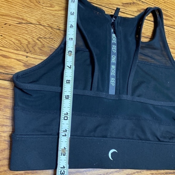 zyia Active All Star SPORTS Bra SZ MEDIUM  "one more rep" WORKOUT fitness M? - Picture 4 of 6
